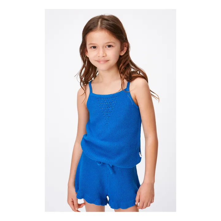 Molo Short Maille Aline | Bleu