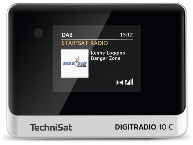 Technisat Radio-Tuner DigitRadio 10 C Schwarz/Silber DAB /UKW-Empfangsteil/Radioadapter mit Farbdisplay und Bluetooth-Audiostreaming