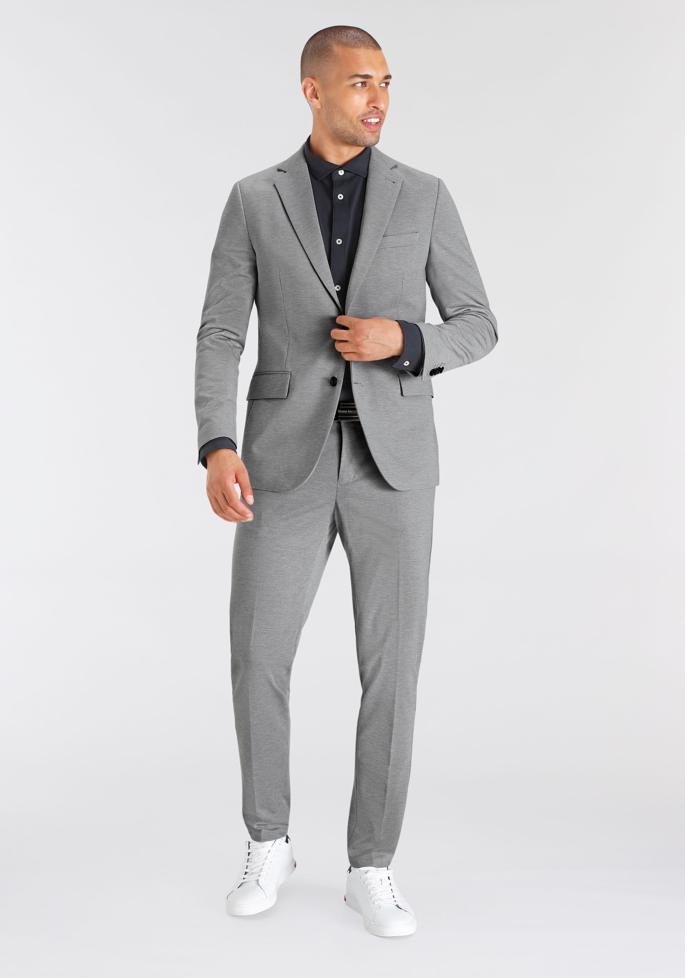Bruno Banani Anzug »Jersey« Sakko & Hose,  normal elastische Qualität