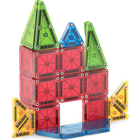 Magna-Tiles micromags i metal-rejseæske - 26 dele