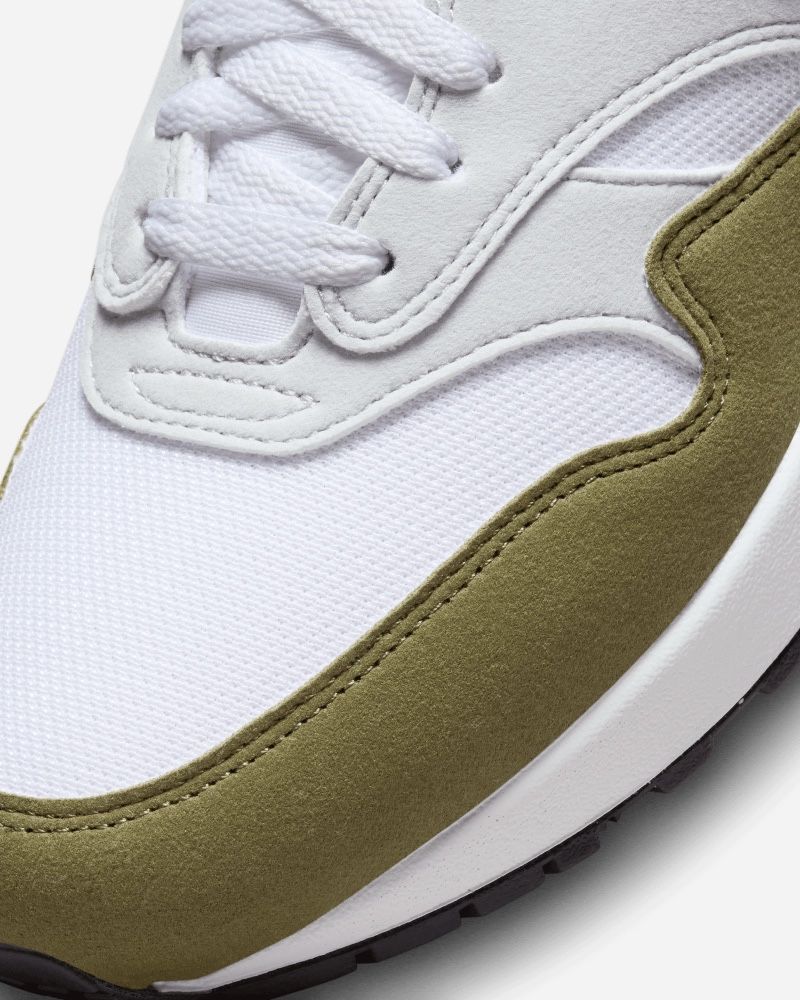 Chaussures Nike Air Max 1 Blanc & Vert pour homme