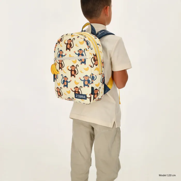 Zebra Trends Kinderrugzakje Aapjes