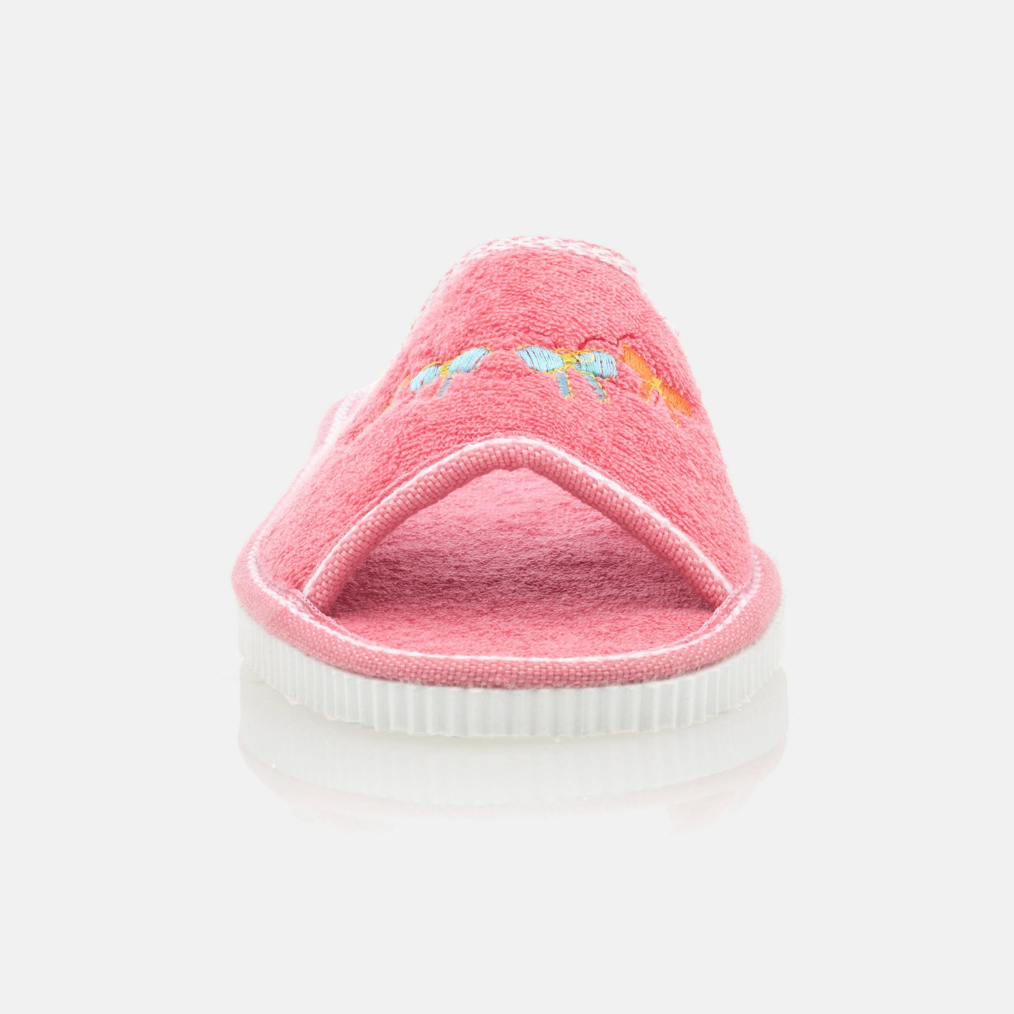 Pantoufles mules Femme corail