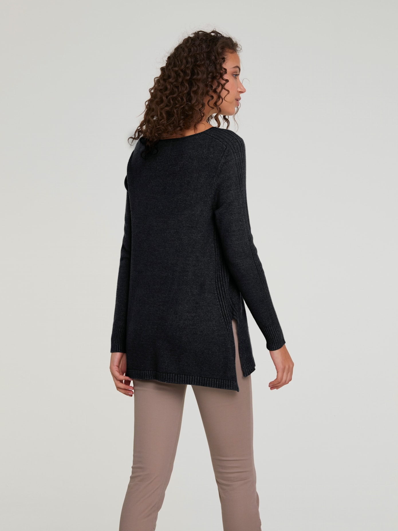 Pull long look intemporel