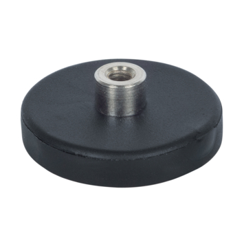 Magneet Neodymium schroefdop met rubber 31mm