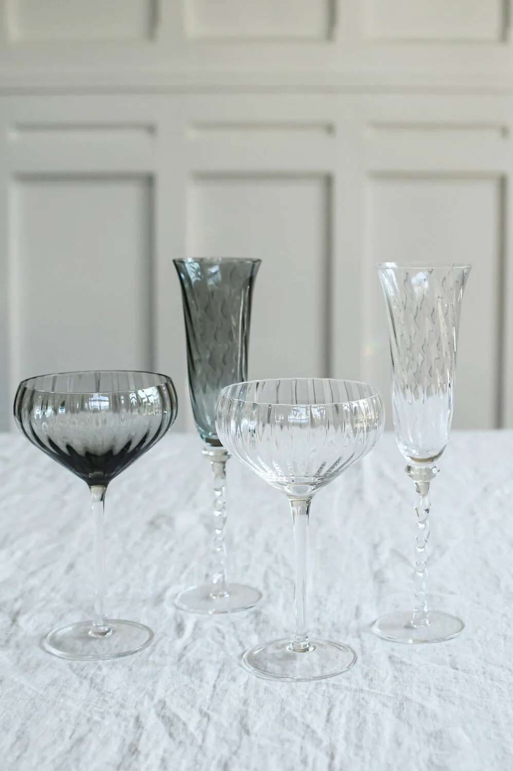 Bahne Interior  Champagneglas, klar - H26 cm.
