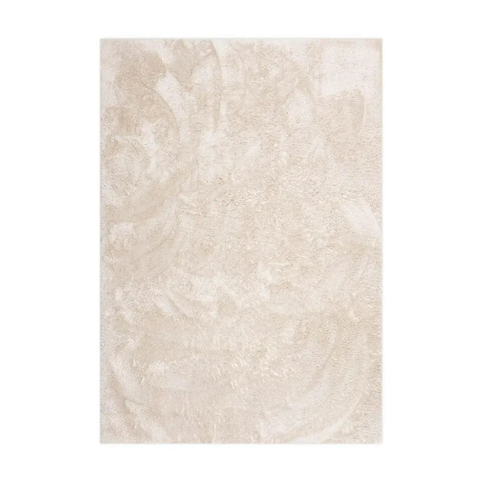 Interieur05 Hoogpolig vloerkleed Odelia beige/wit - 200 x 290 cm