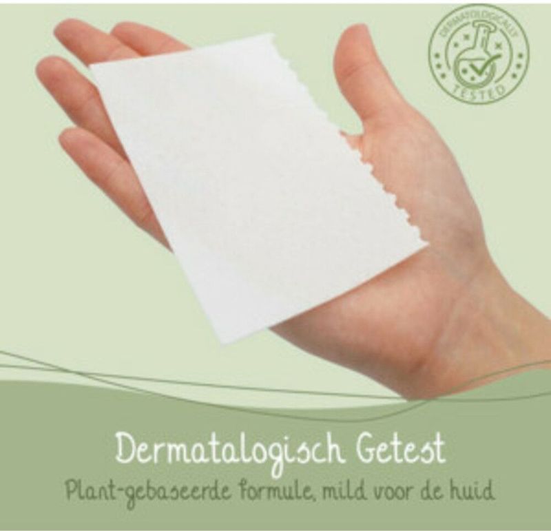 Cosmeau - Wasmiddel Wasstrips - Wilde Bossen - 60 Wasbeurten - Plasticvrij Biologisch Afbreekbaar