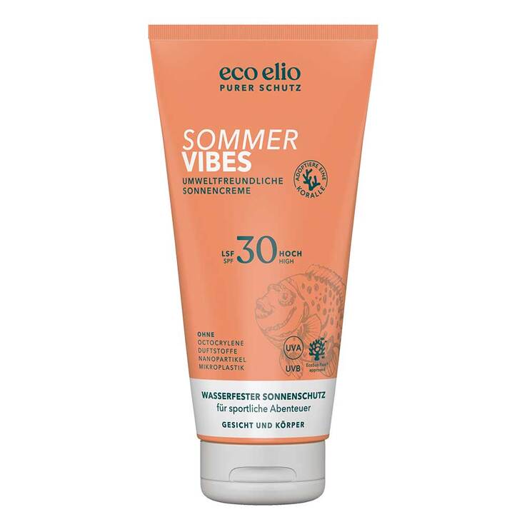 Eco Elio Sommer Vibes Sonnencreme LSF 50 + , 200 ml