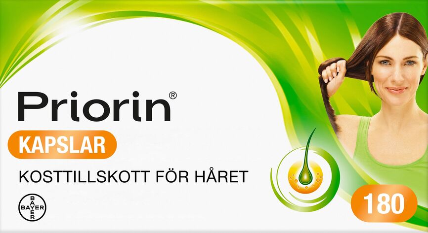 Priorin kosttilskudd for hår 180 kapsler