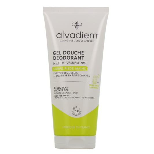 Gel douche déodorant Alvadiem - Corps, pieds, mains