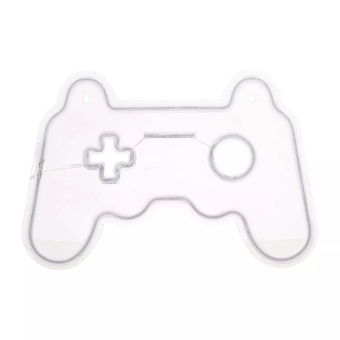 Enseigne lumineuse néon (H28 cm) Manette de jeux Bleu