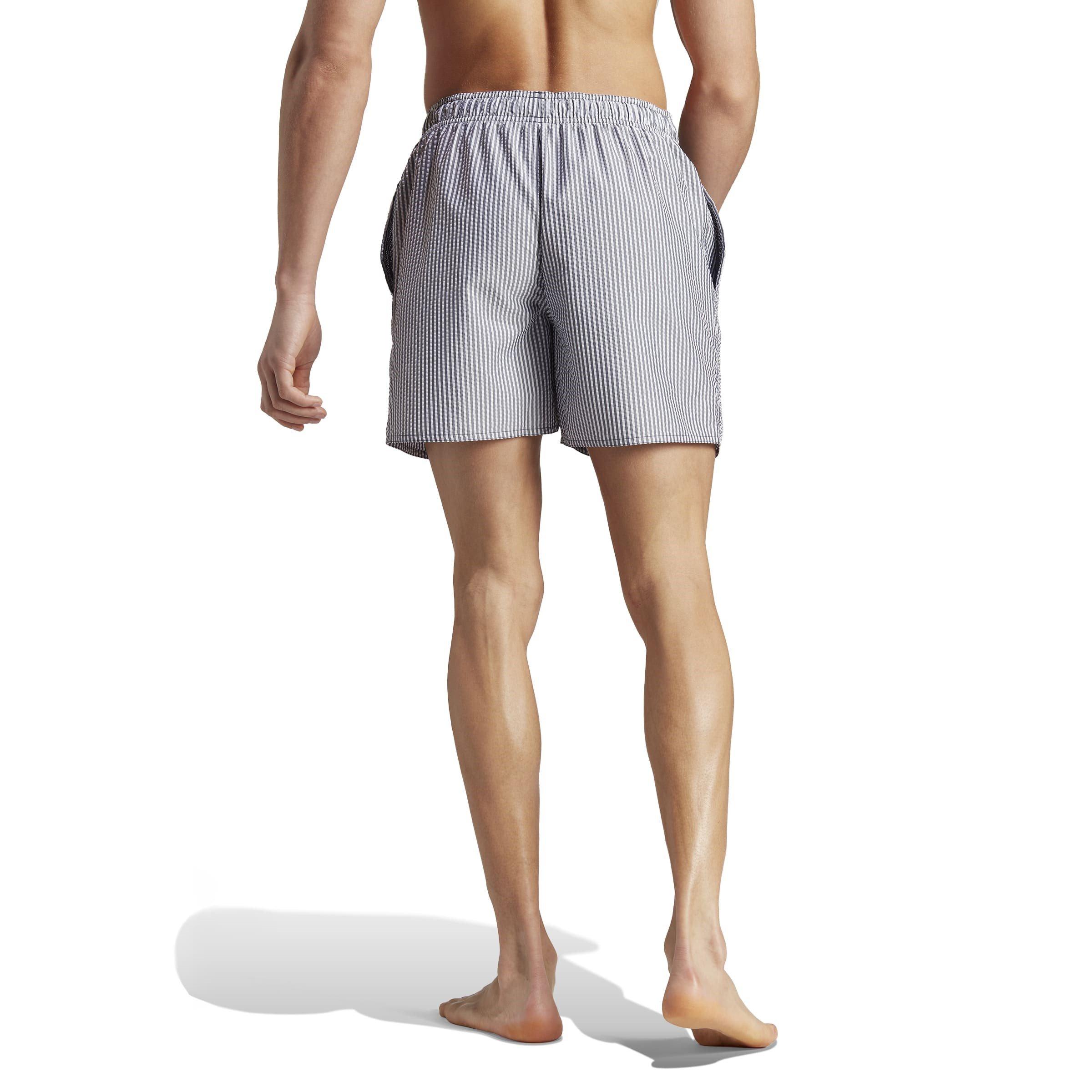 adidas Stripey Classics Swim Shorts Mens