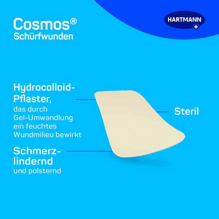 cosmos® Schürfwundenpflaster 45 mm x 65 mm steril, 4 St