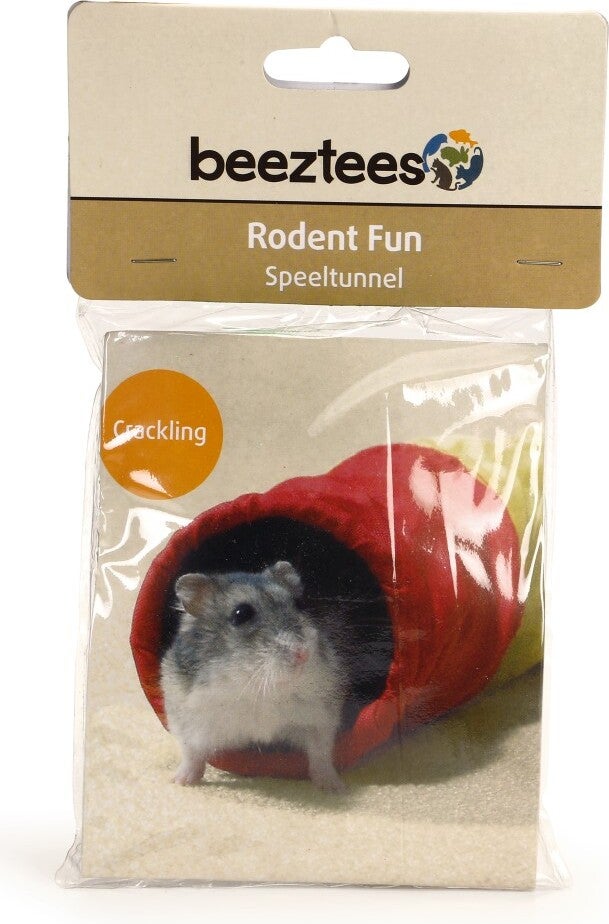 Beeztees hamster speeltunnel multi 25 x 6,5 x 6,5 cm