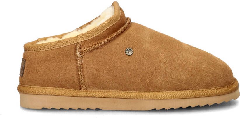 Warmbat Heren Suède Pantoffel voor de Herfst Brown Heren