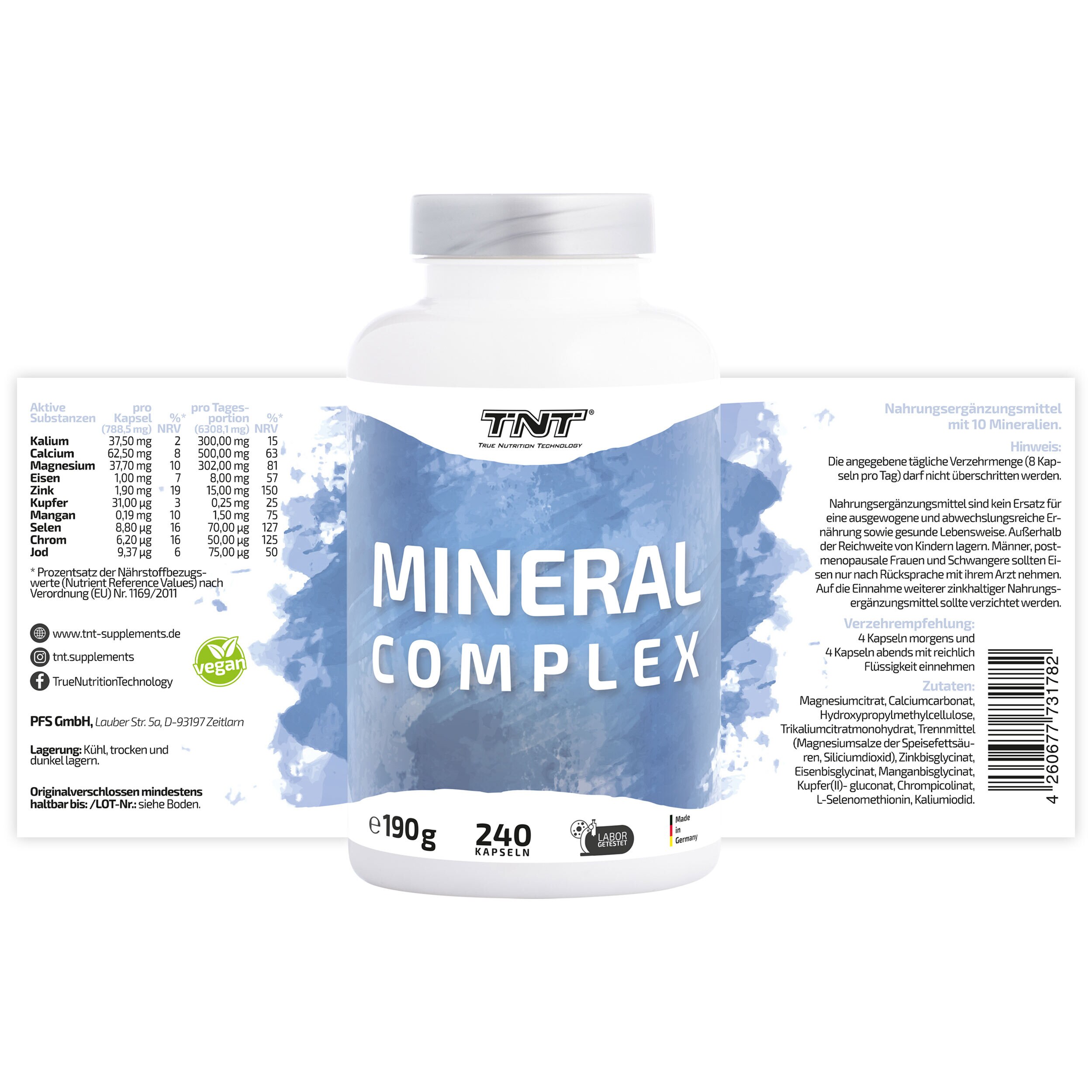 TNT Mineral Complex - 10 wichtige Mineralien in einem Produkt