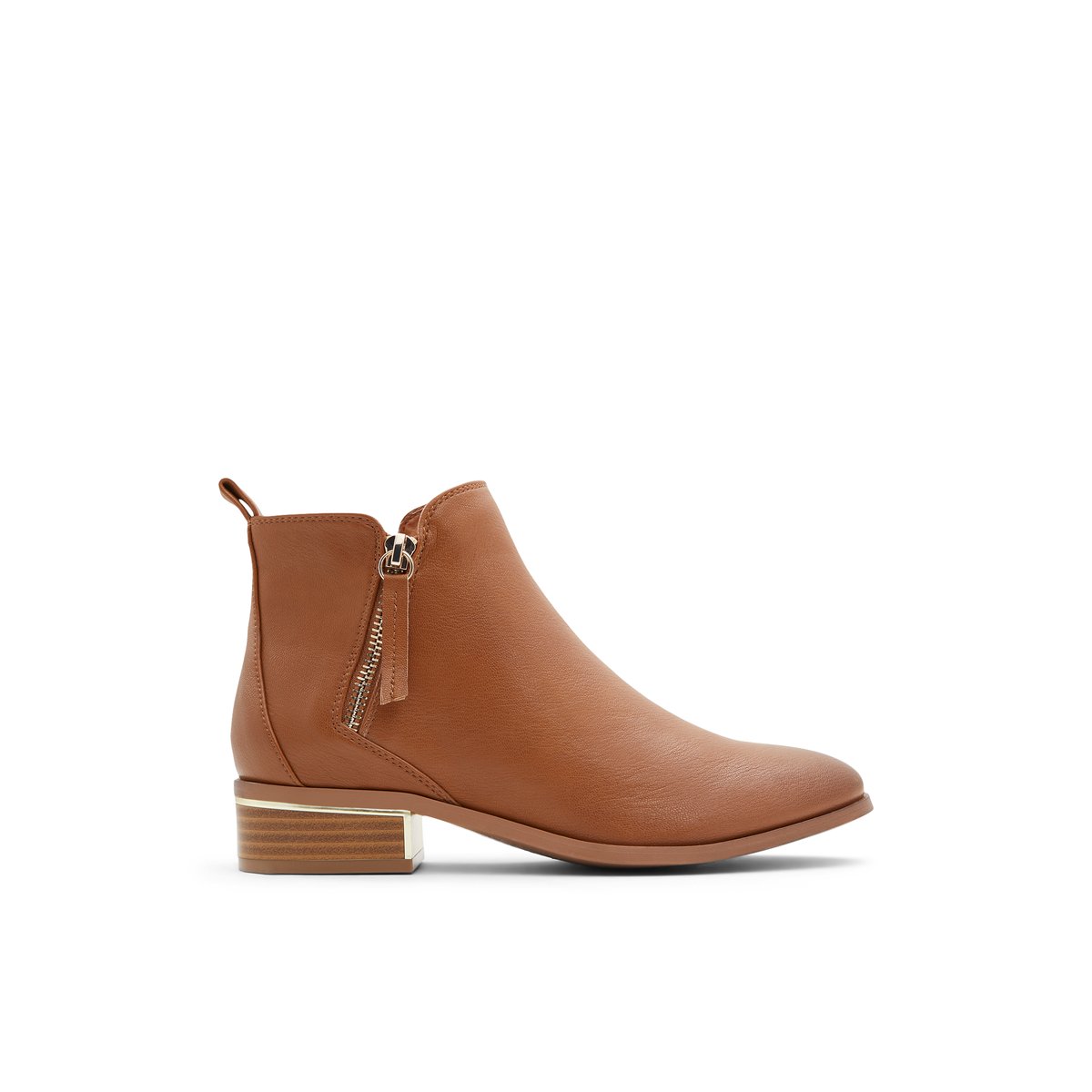 K STUDIO-Creaa-Bottines Habillées - Talon plat - Cognac