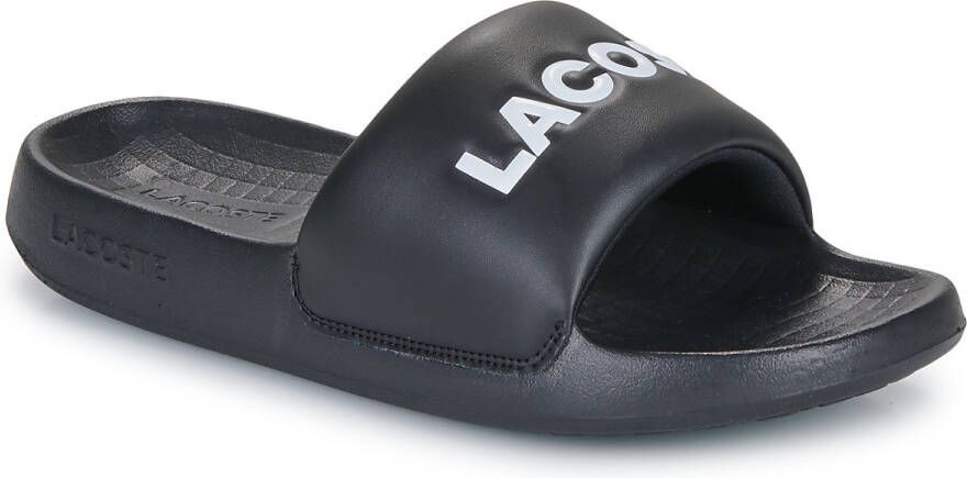 Lacoste Croco 1.0 Serve Slide 124 2 Cma Sandalen & Slides Schoenen blk wht maat: 40.5 beschikbare maaten:39.5 40.5 42 43 44.5 46 47