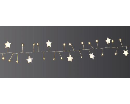 LED lichtsnoer Lafiora sterren 60s 120 cm warm wit