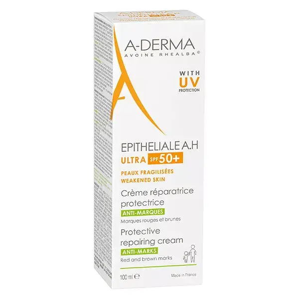A-Derma Epitheliale A.H Ultra Crème Réparatrice Protectrice Anti-Marques SPF50+ 100ml