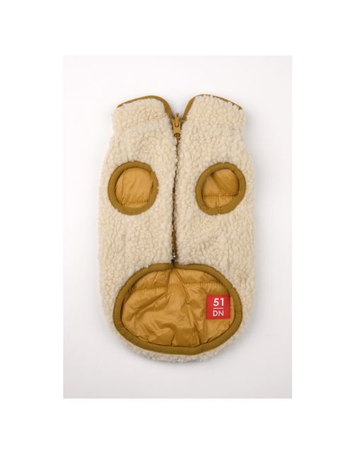 51 Degrees North Jules Coat Beige&Oker - Hondenkleding