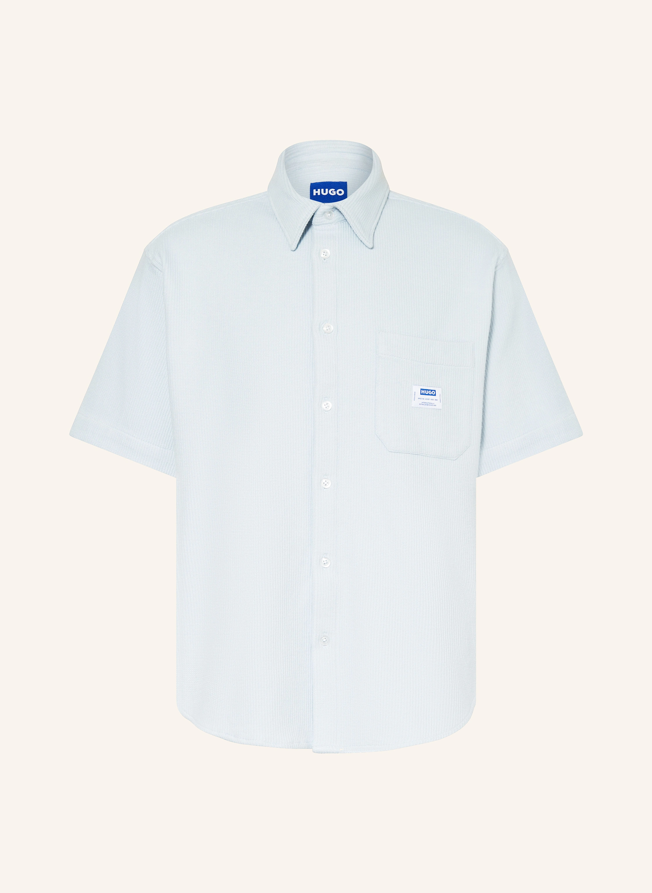 HUGO BLUE Kurzarm-Hemd EBRONN Comfort Fit