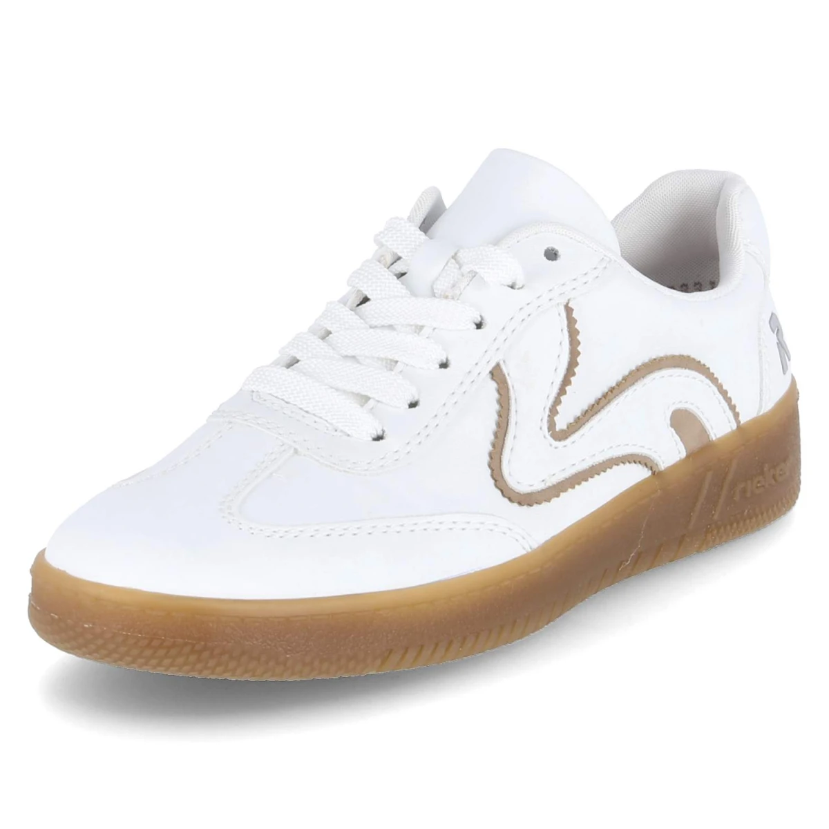 RiekerLow Sneaker - weiss/camel
