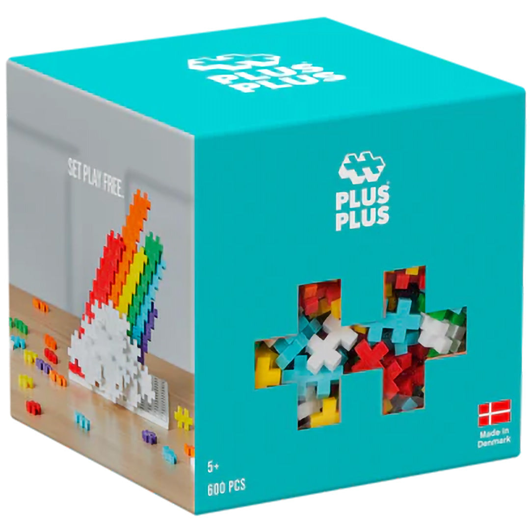 plus-plus bouwstenen - regenboog - 600st