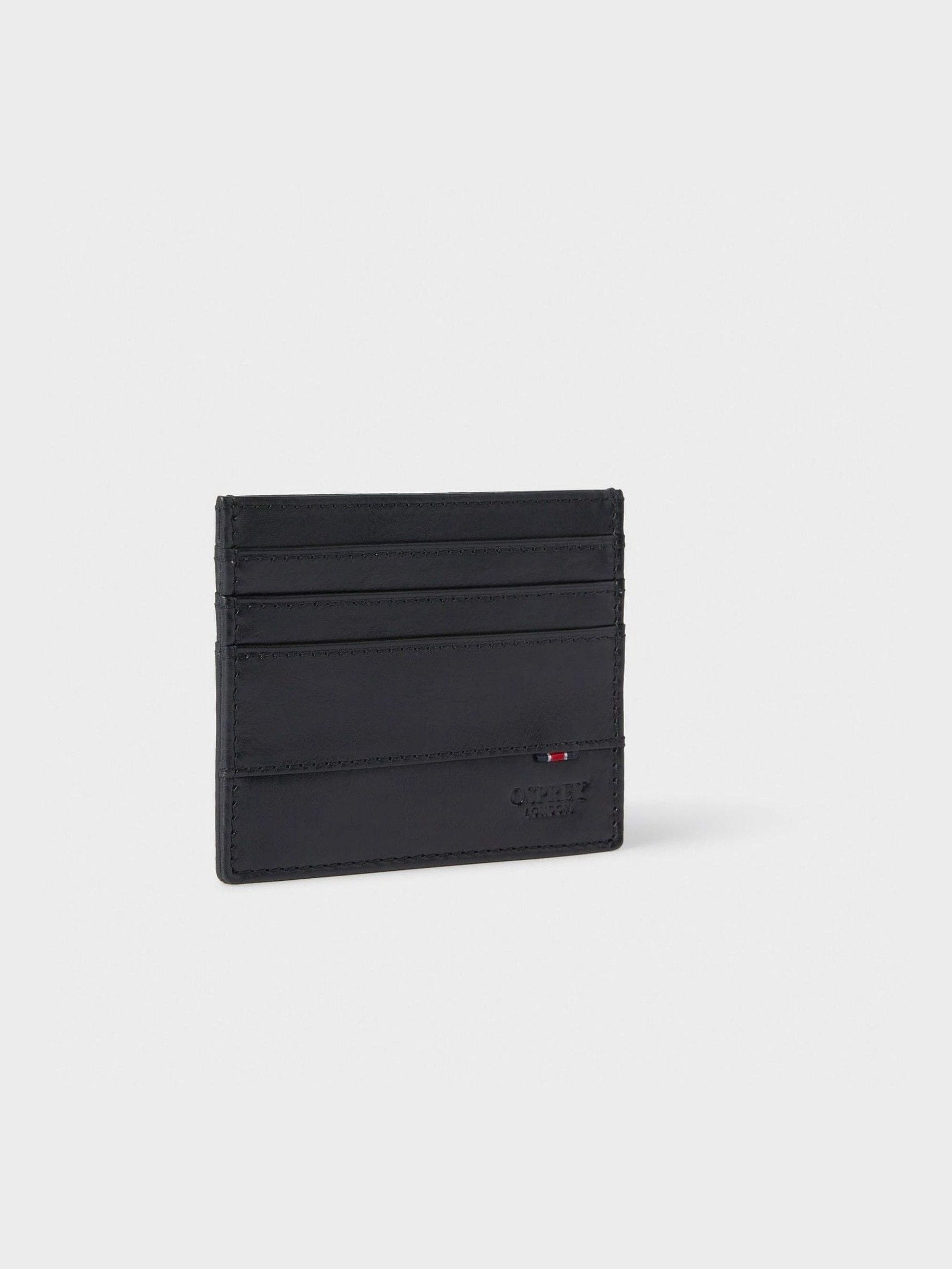 Zwart - Osprey London The London Leather Card Pouch