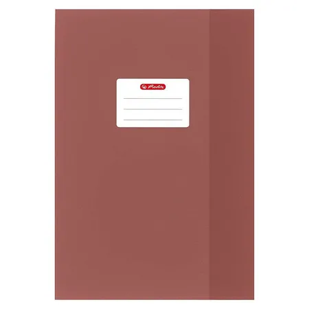 Herlitz Heftschoner DIN A4, geprägt (Bast), PP, braun