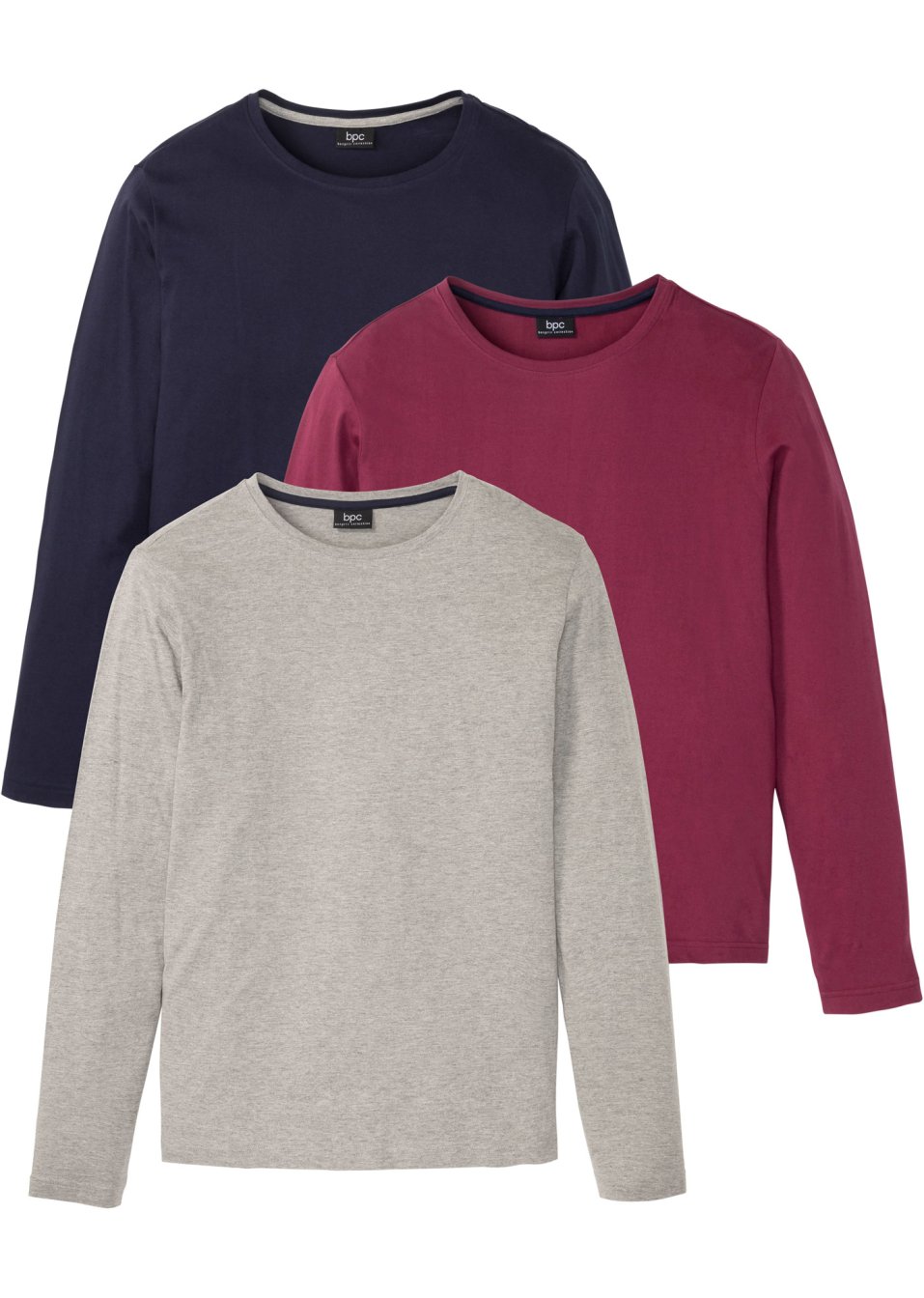 Lot de 3 T-shirts manches longues