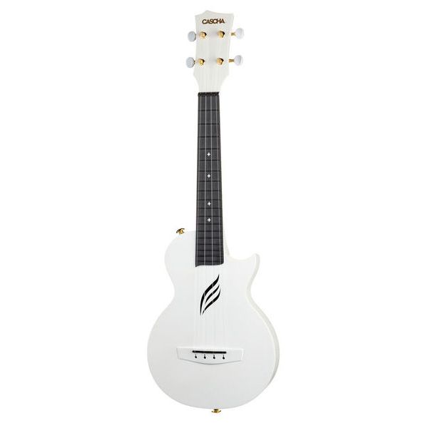 Cascha Carbon Concert Ukulele Set WH