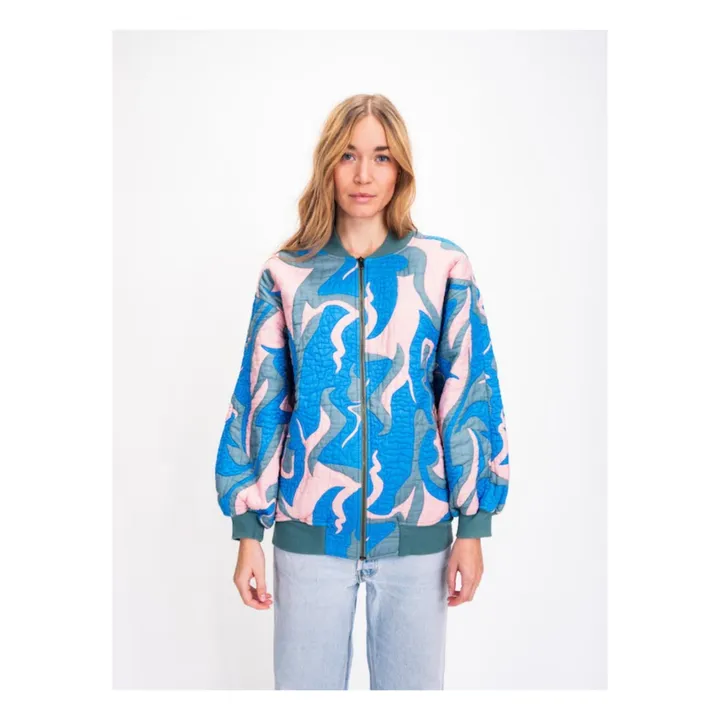 Virginie de Vinster Blouson Matelassé Sukka | Bleu