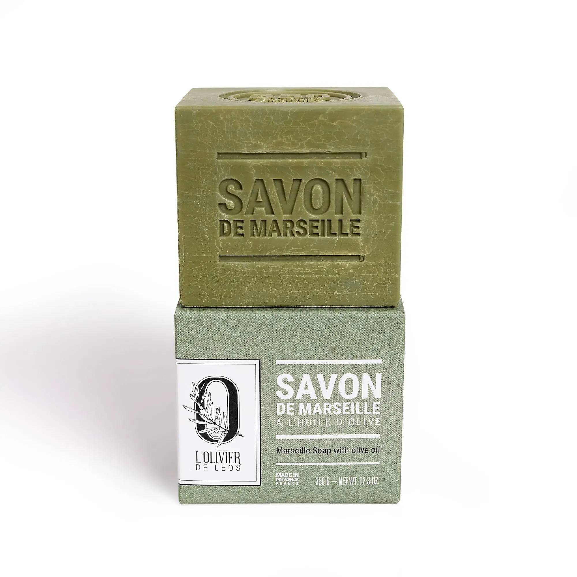 L'Olivier De Leos - Savon de Marseille Multiusages Cube 350g - Savon