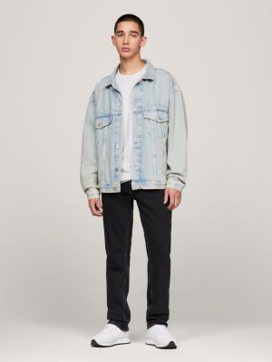 Calça jeans Ryan Regular Straight preta desbotada