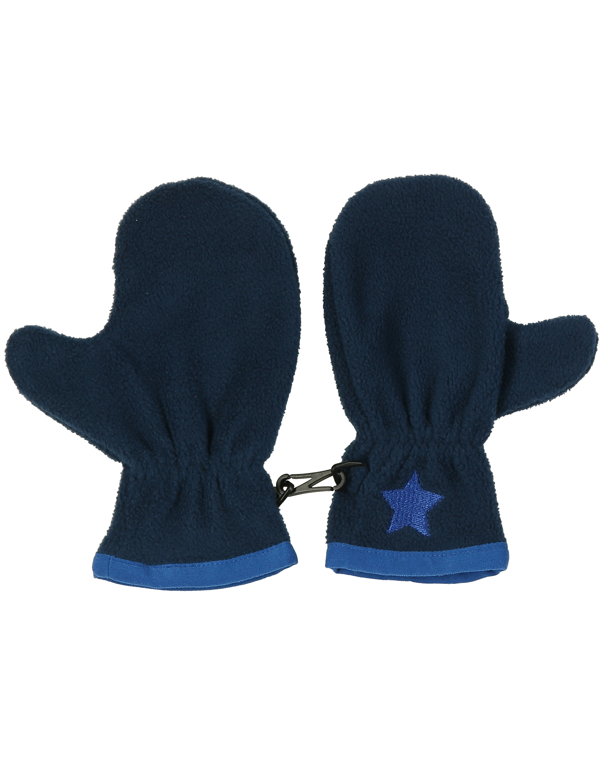 Fleece-Handschuhe STERNCHEN 2er-Pack in dunkelblau/pink