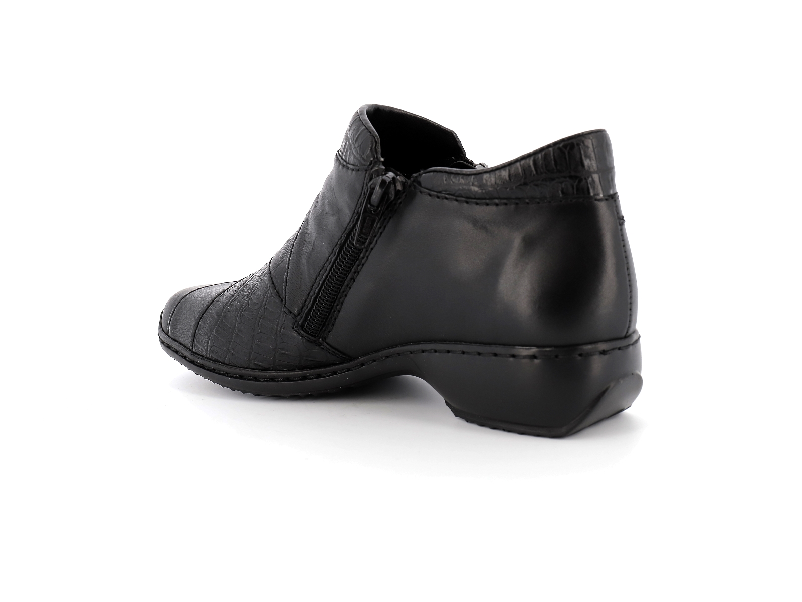 Rieker-L3871 Synthétique Noir