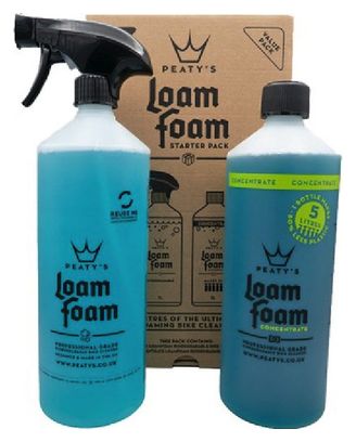 Kit Nettoyage Peaty's : Loam Foam 1L / Loam Foam Concentré 1L