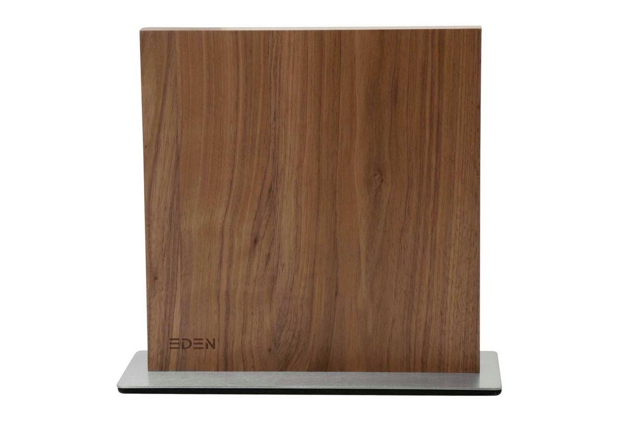 Eden Magnetic Knife Block EQB100 walnoothout