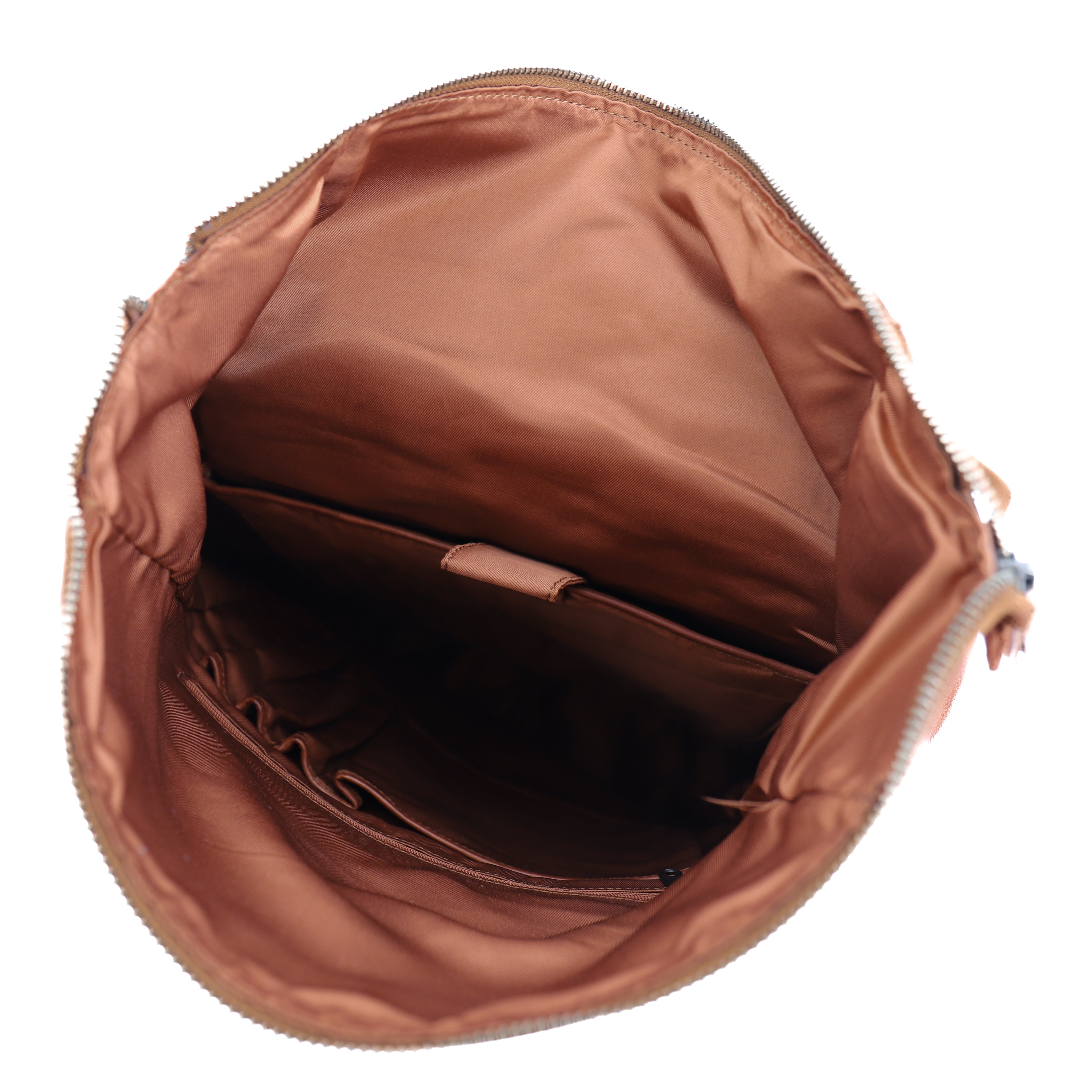 Rugzak 'Rick' cognac/bruin Donkerbruin/cognac/bruin