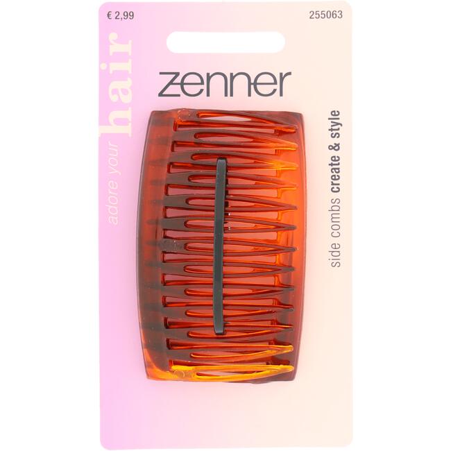 Zenner Zijkammen bruin 2x
