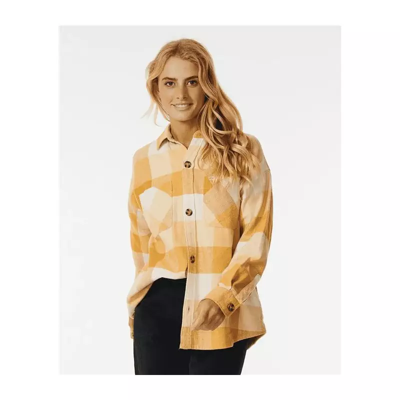 Chemise femme RIPCURL La Isla Flannel Shirt Gold