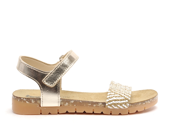 Bopy nu pieds enfant epaille or