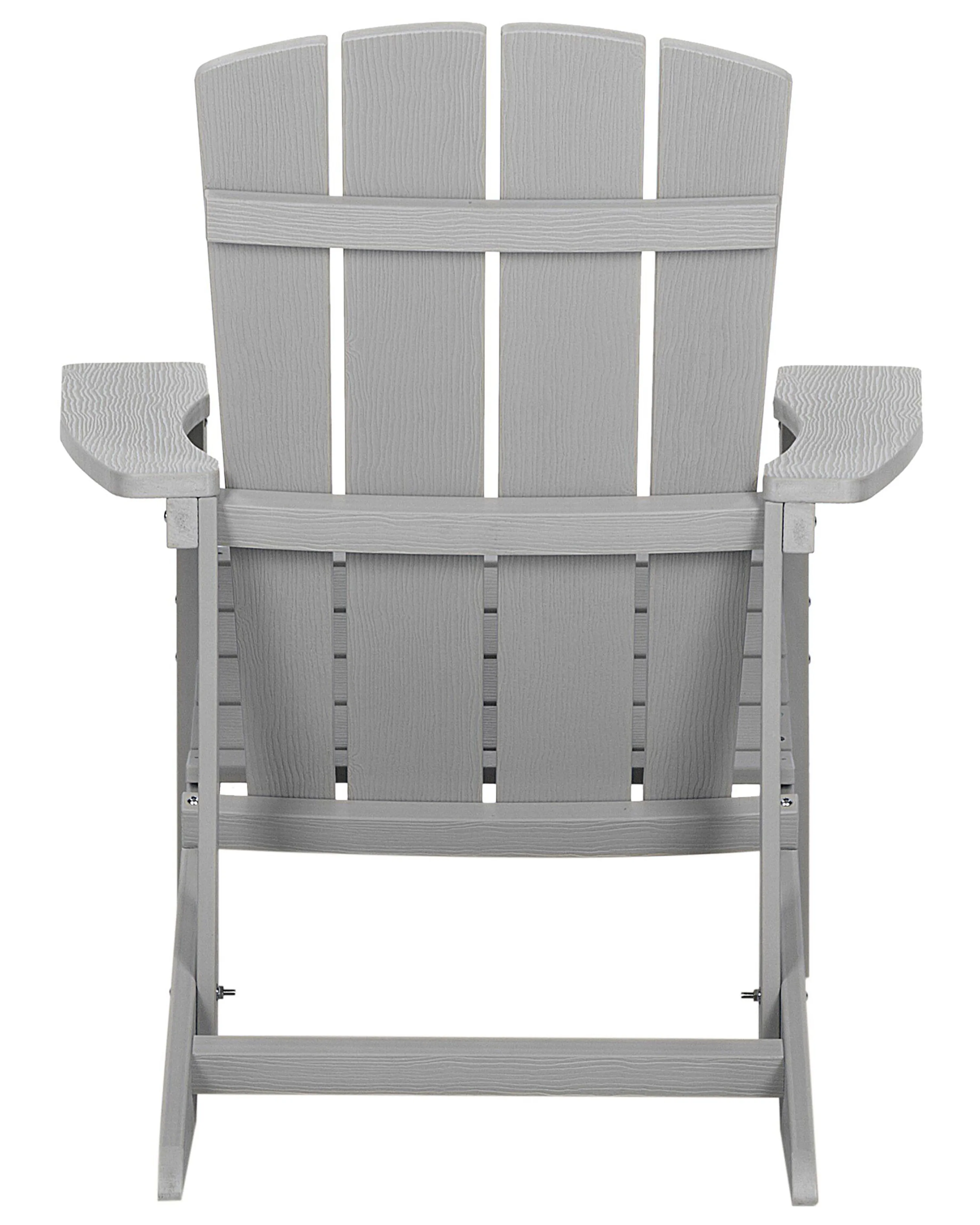 Tuinstoel ADIRONDACK met voetenbank Lichtgrijs