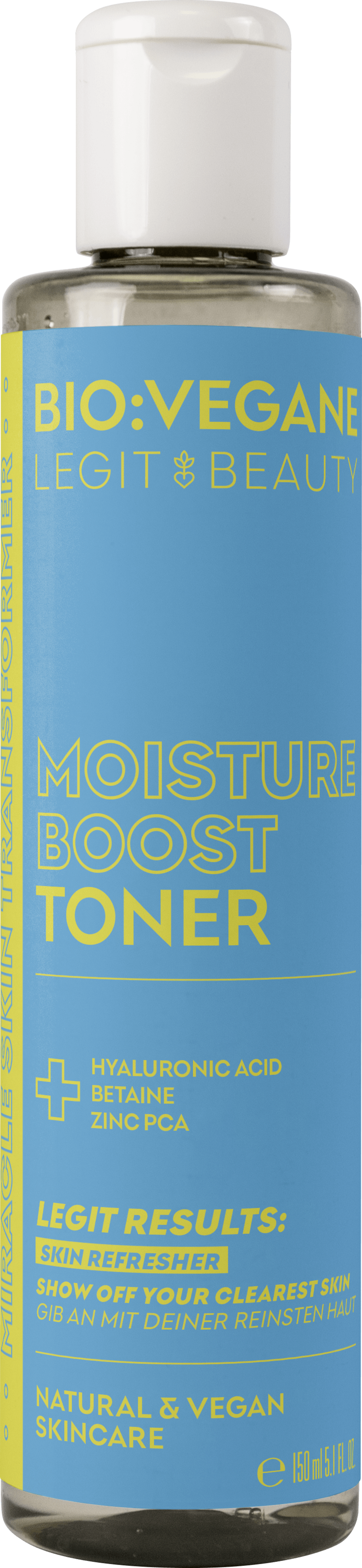 BIO:VÉGANE Legit Beauty  Moisture Boost Toner, 150 ml