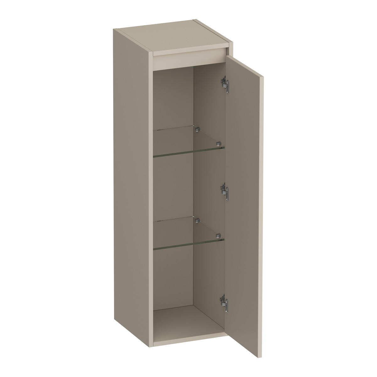 Brauer Adore Wavy kolomkast 120cm rechtsdraaiend beige mat