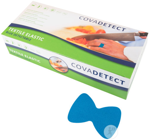 Covadetect Pansement Pour Le Doigt Bleu Détectable Textile 100 Pièces (4563t)