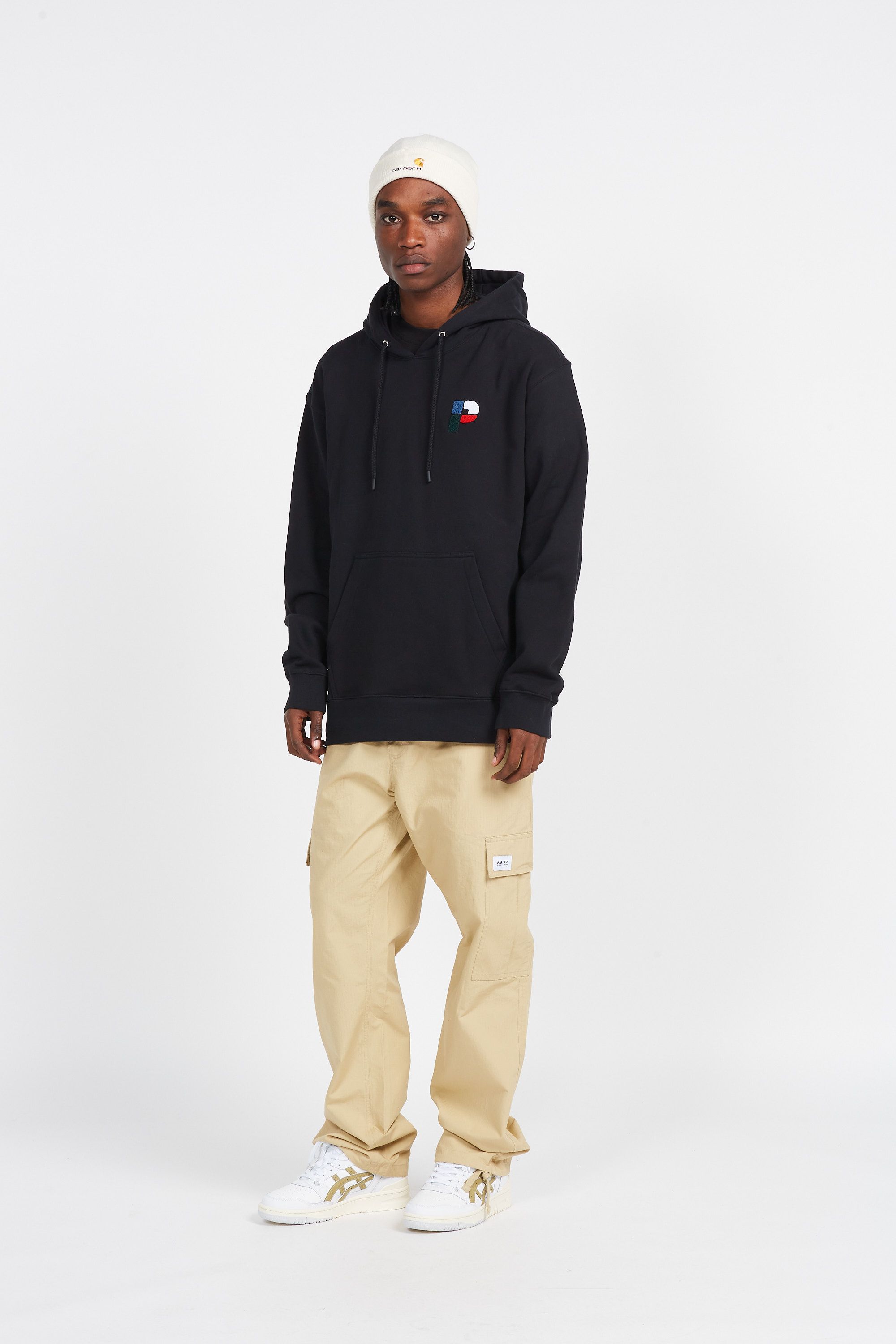 PARLEZ Hoodie Roseau Hood Black Noir