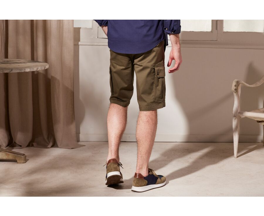 Bermuda cargo homme Olive foncé - CORBEN II